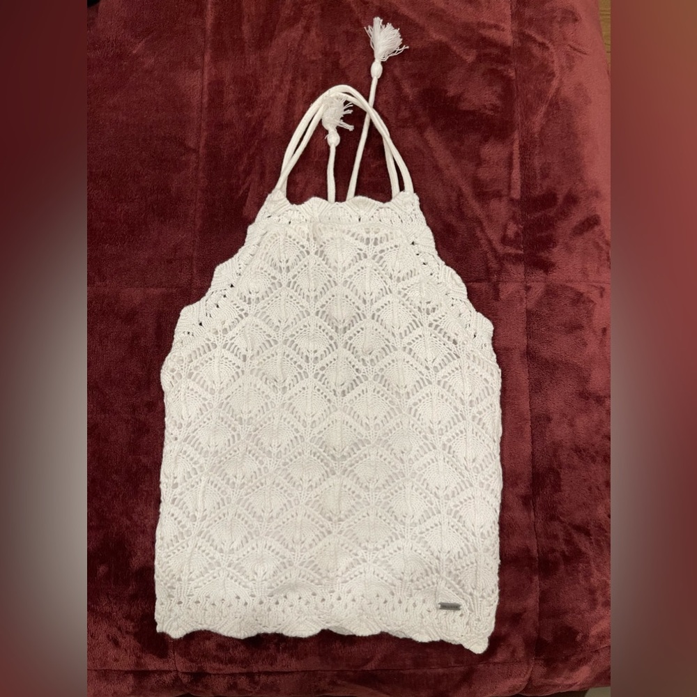 HOLLISTER White Knitted Top